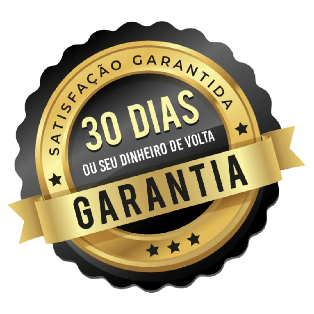 Garantia de 30 dias ou seu dinheiro de volta